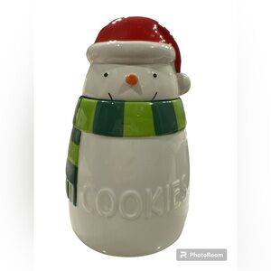 Hallmark Snowman Christmas Cookie Jar